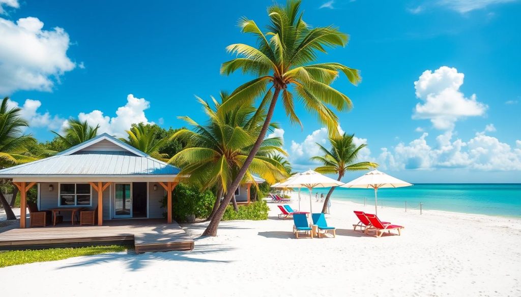 Ambergris Cay beachfront bungalows