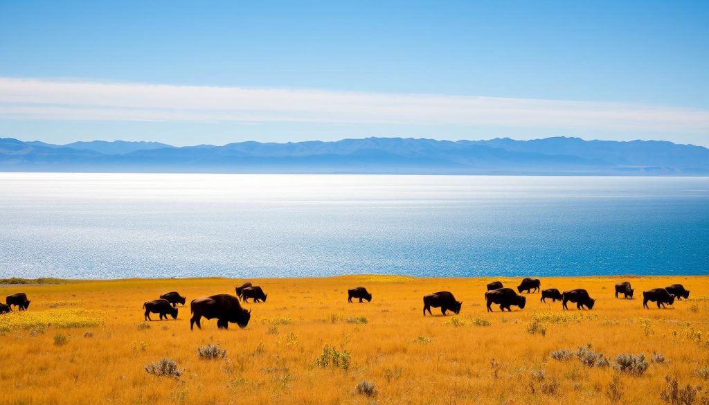 Antelope Island scenic landscape