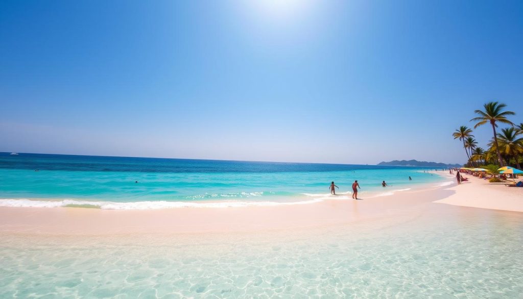 Arashi Beach swimming