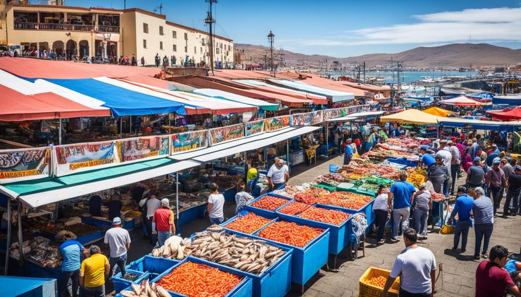 Arica Terminal Pesquero fish market