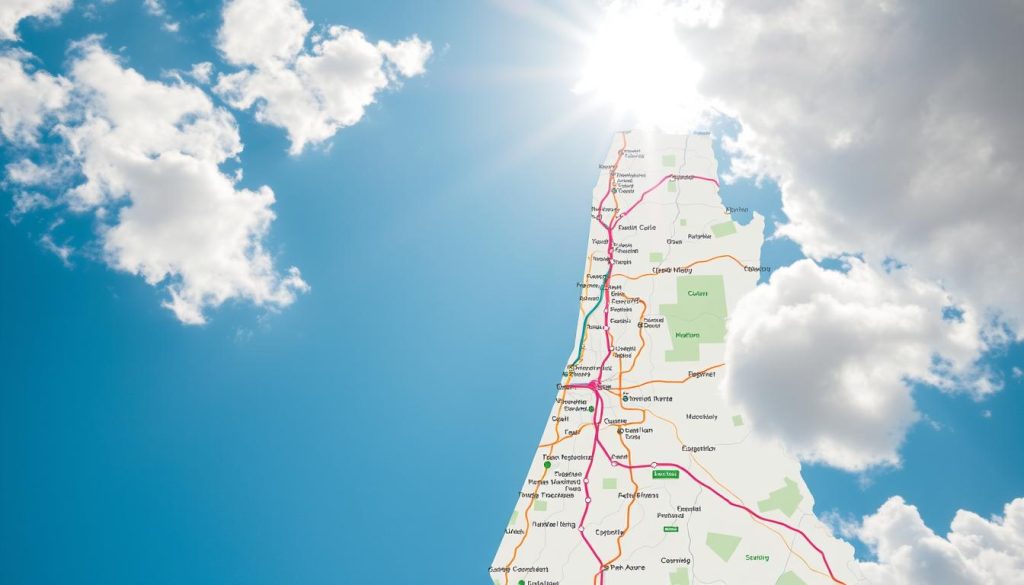 Ashkelon transportation map