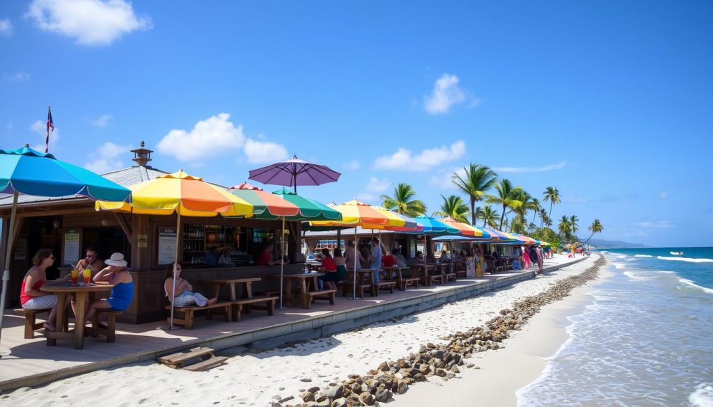 Beachfront bars