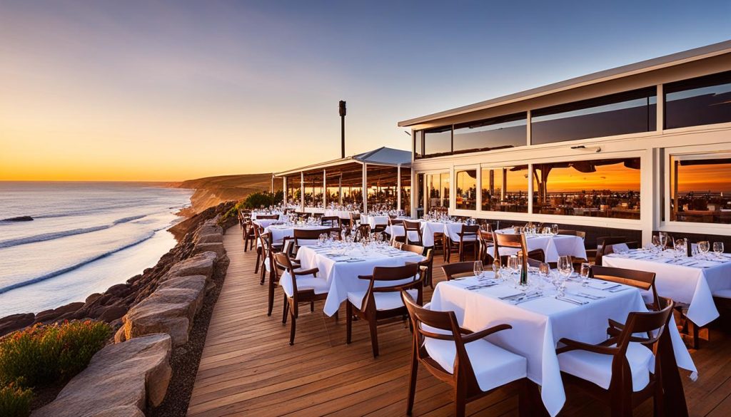 Beachside dining in McLaren Vale