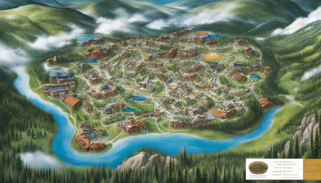 Beaver Creek Village map