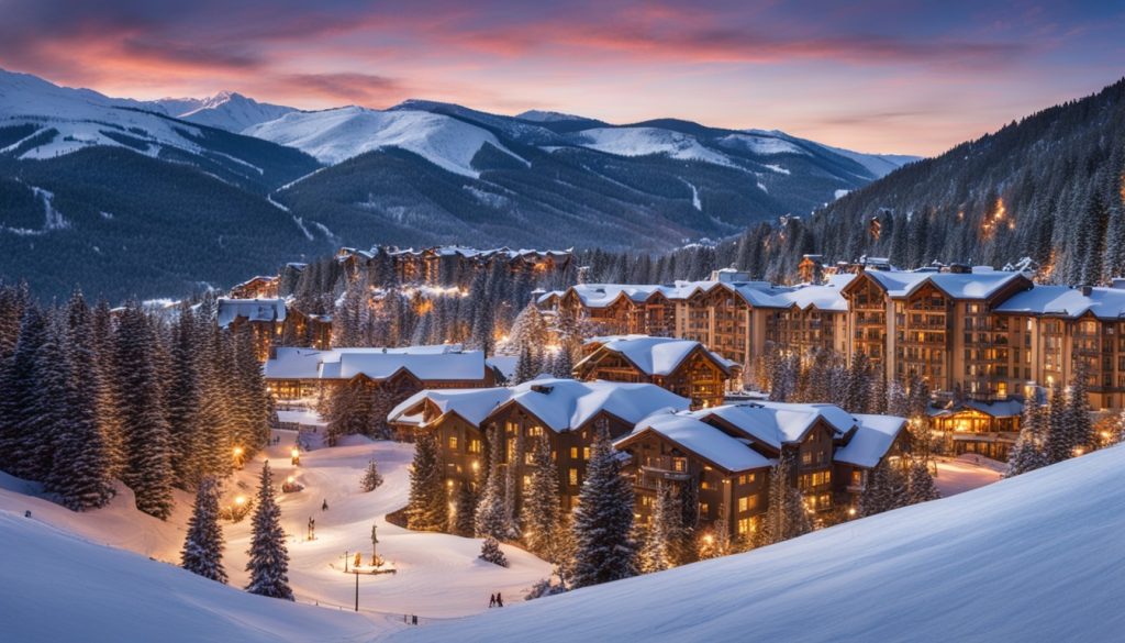 Beaver Creek resort in winter