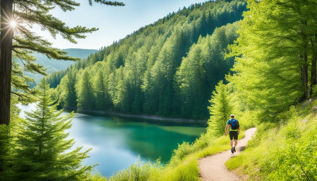 Beaver Lake hiking trails