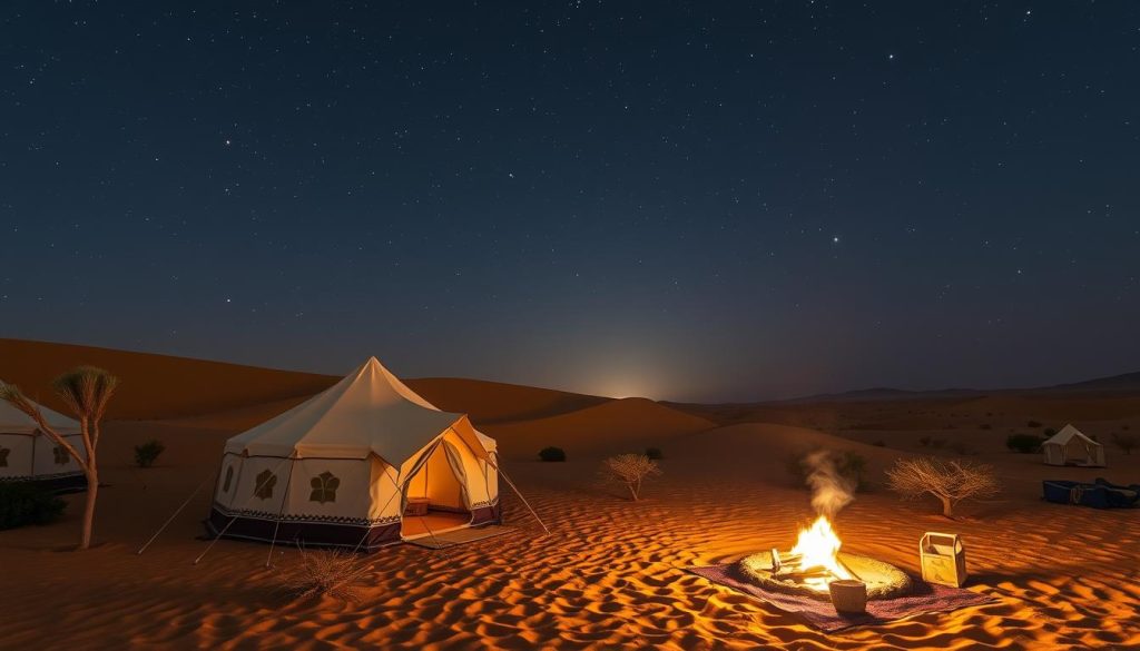 Bedouin-style camping in Brouq Nature Reserve