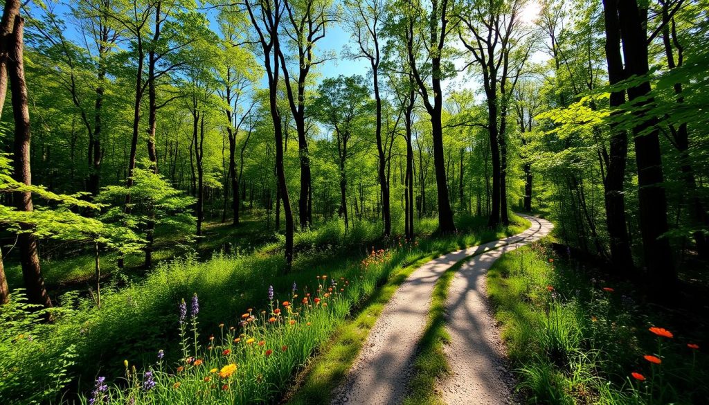 Biking trails