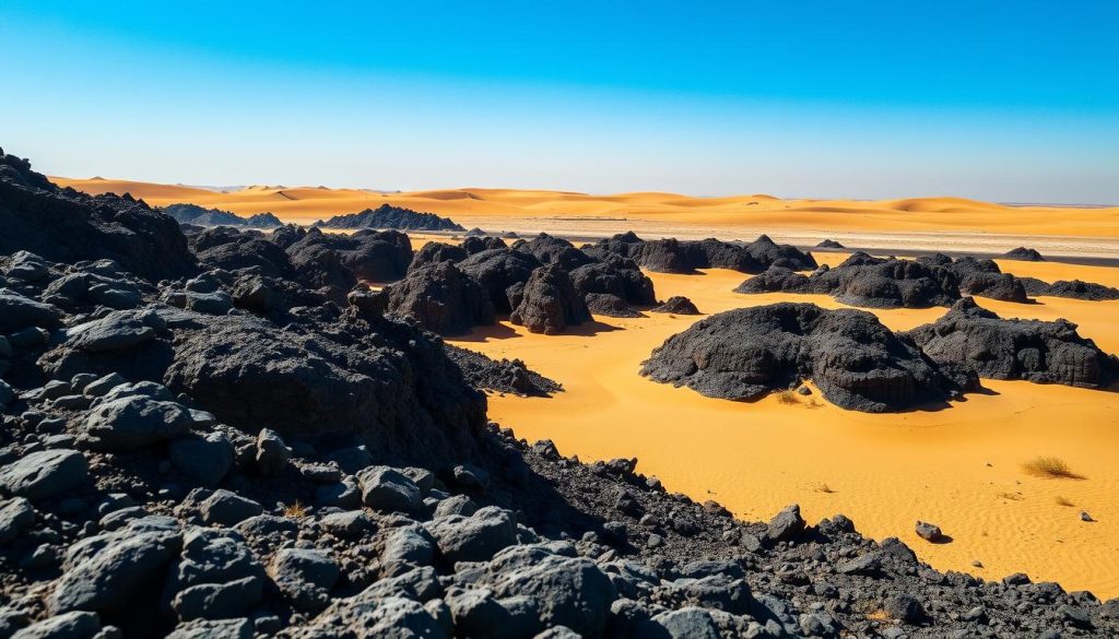 Black Desert in Egypt