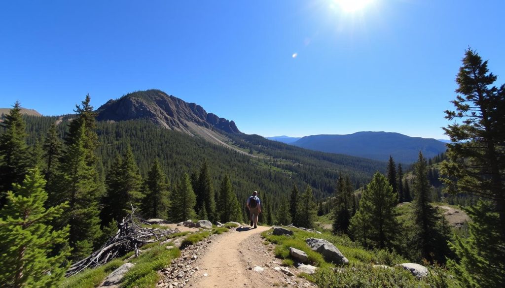 Black Elk Peak hiking trail