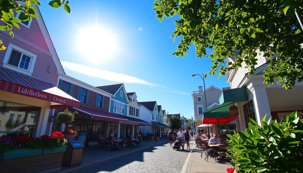 Block Island shopping and dining