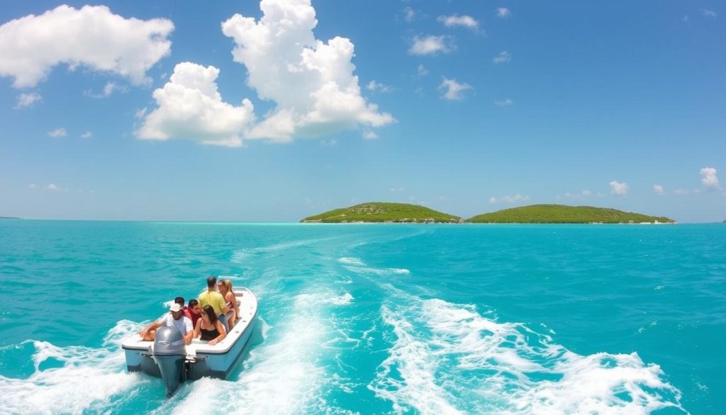 Boat tour to Prickly Pear Island