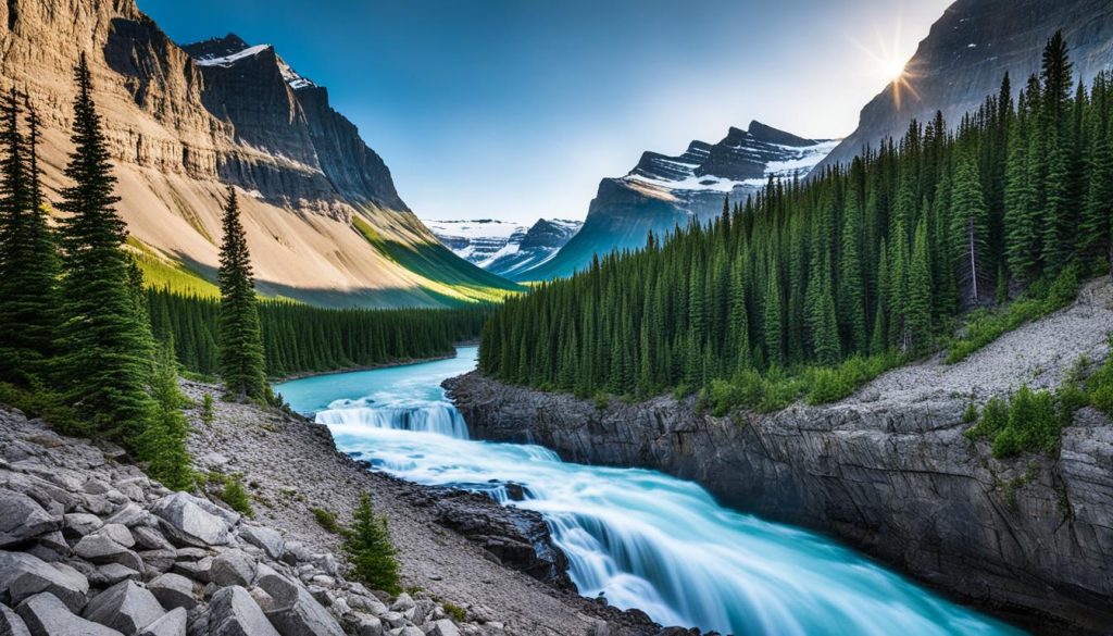 Bow Glacier Falls