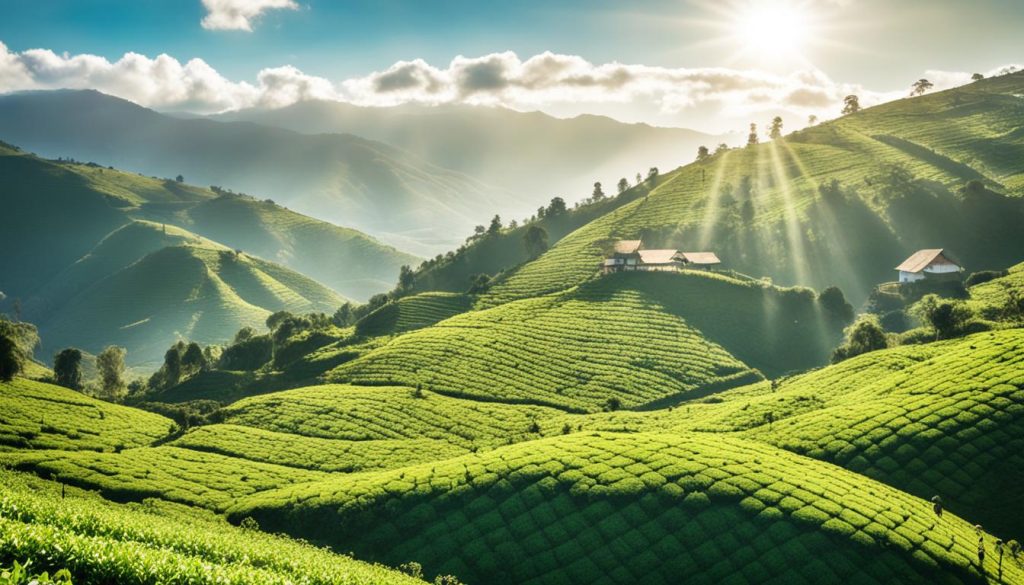 Burundi tea plantation