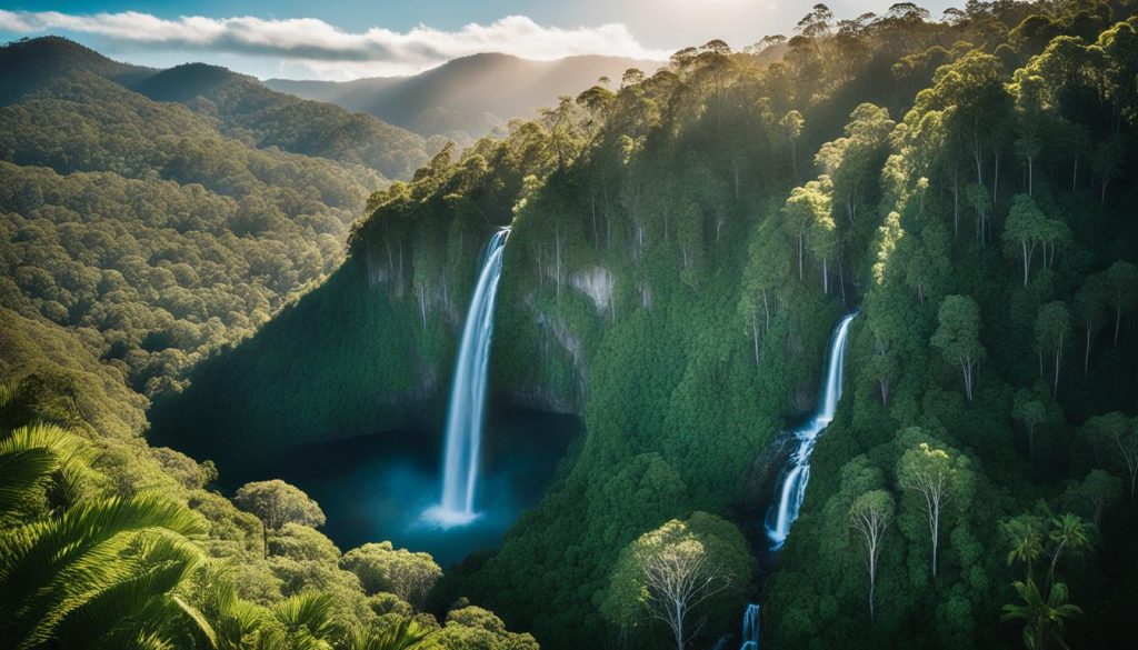 Byron Bay hinterland waterfalls