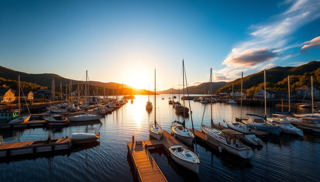 Camden Harbors and Mountains