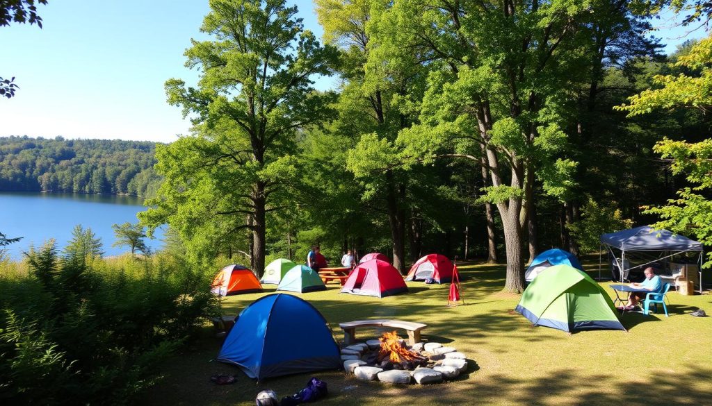 Camping at Dale Hollow Lake