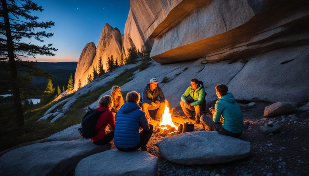 Camping at Writing-on-Stone Provincial Park