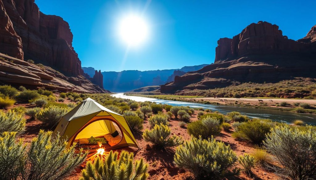 Camping in Glen Canyon