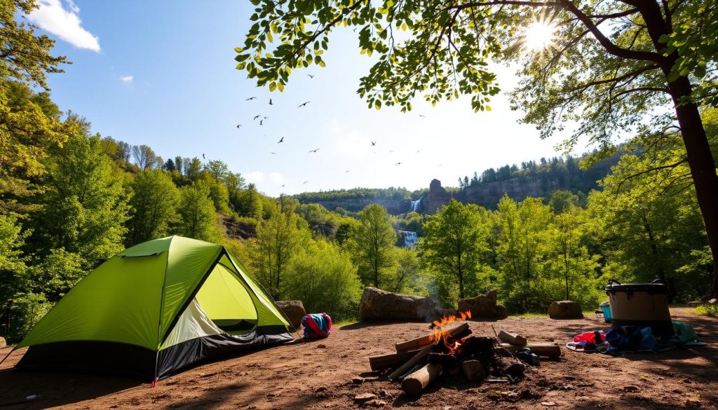 Camping in Hocking Hills