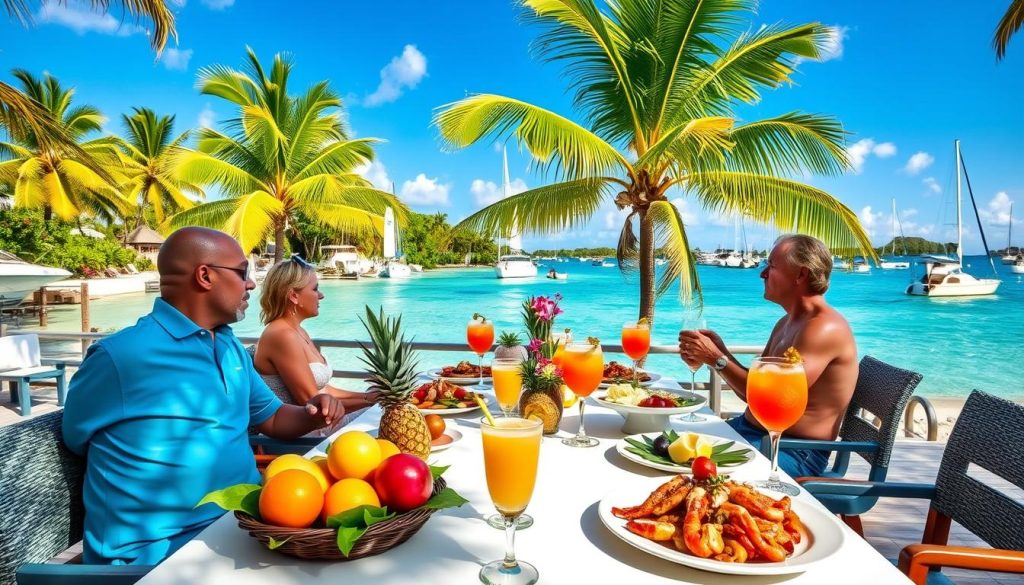 Caribbean dining