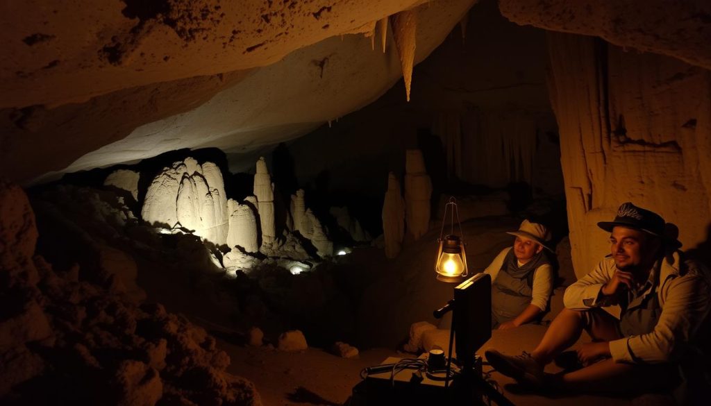 Carlsbad Caverns early explorers