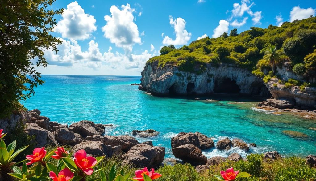 Cayman Brac bluff and caves