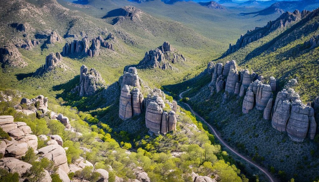 Chiricahua National Monument hiking trails