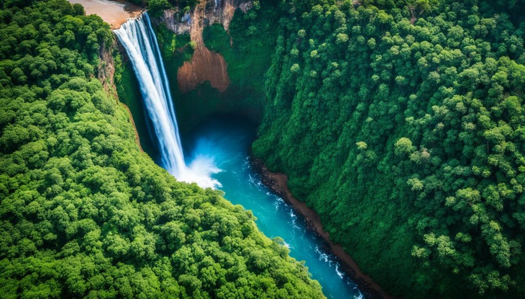 Chutes de Boali waterfall