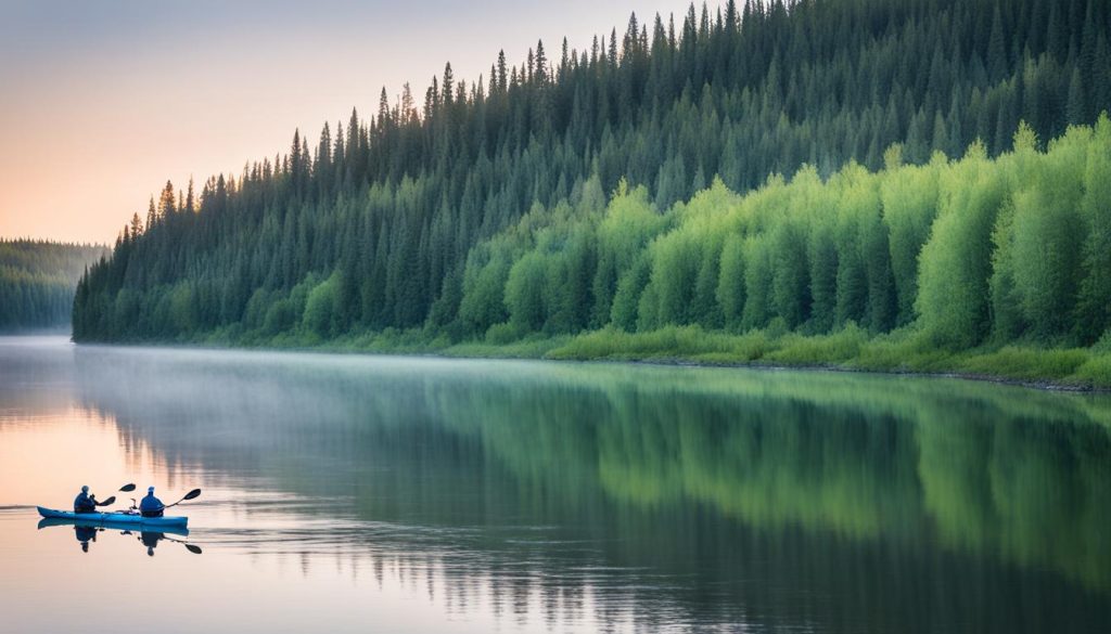 Clearwater River in Fort McMurray