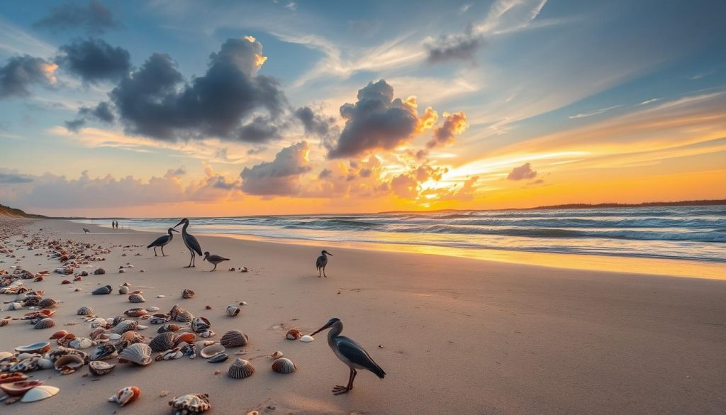 Coastal wildlife at Rutherford Beach