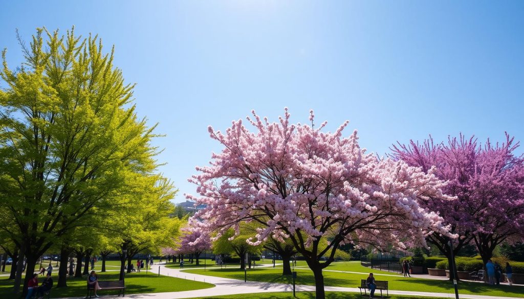 Columbia spring weather