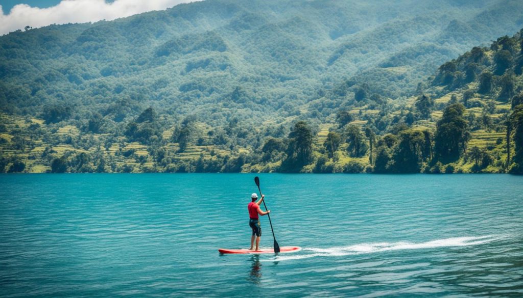 Congo paddleboarding