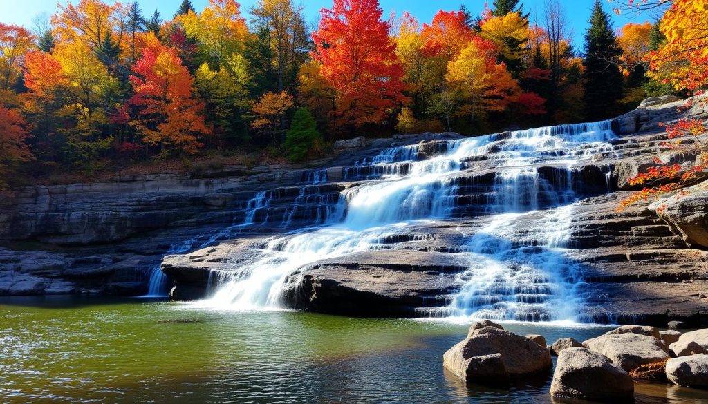 Copper Falls State Park waterfalls