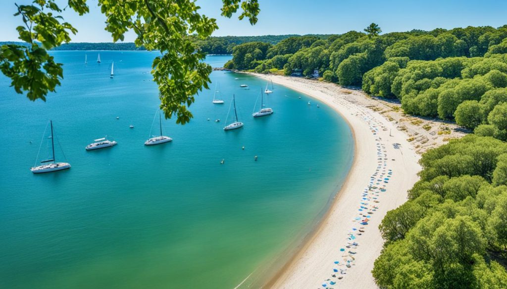 Crescent Beach Shelter Island