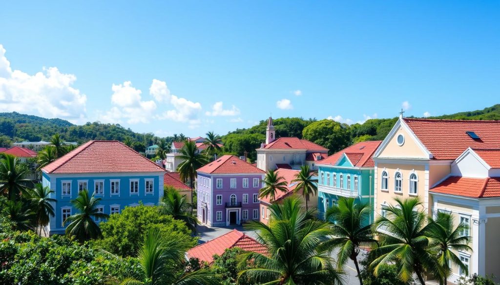 Danish colonial architecture in Charlotte Amalie