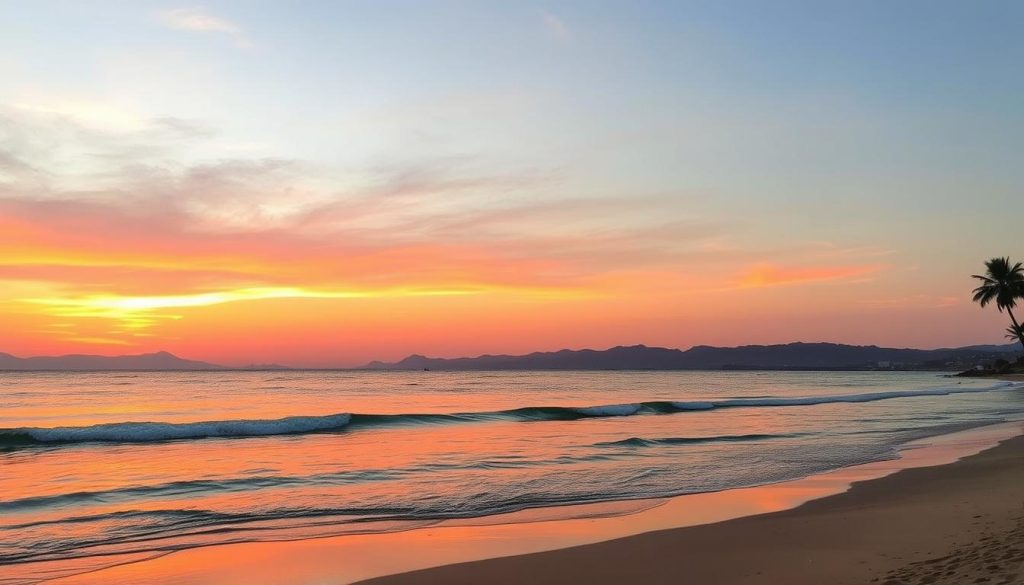 Dibba beaches sunset