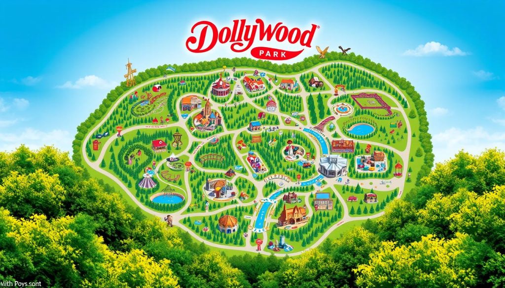 Dollywood Park Map