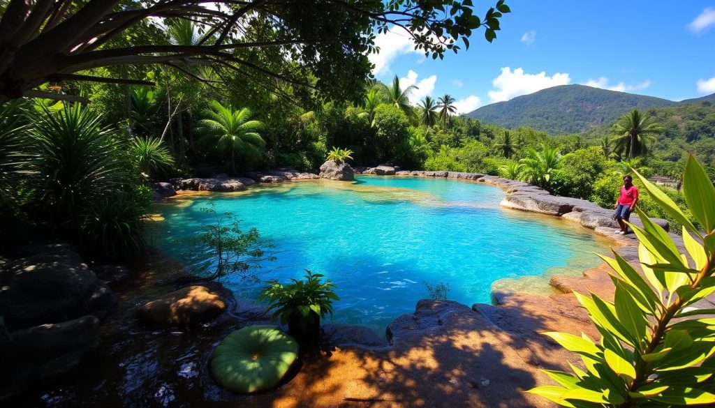 Dominica natural pools