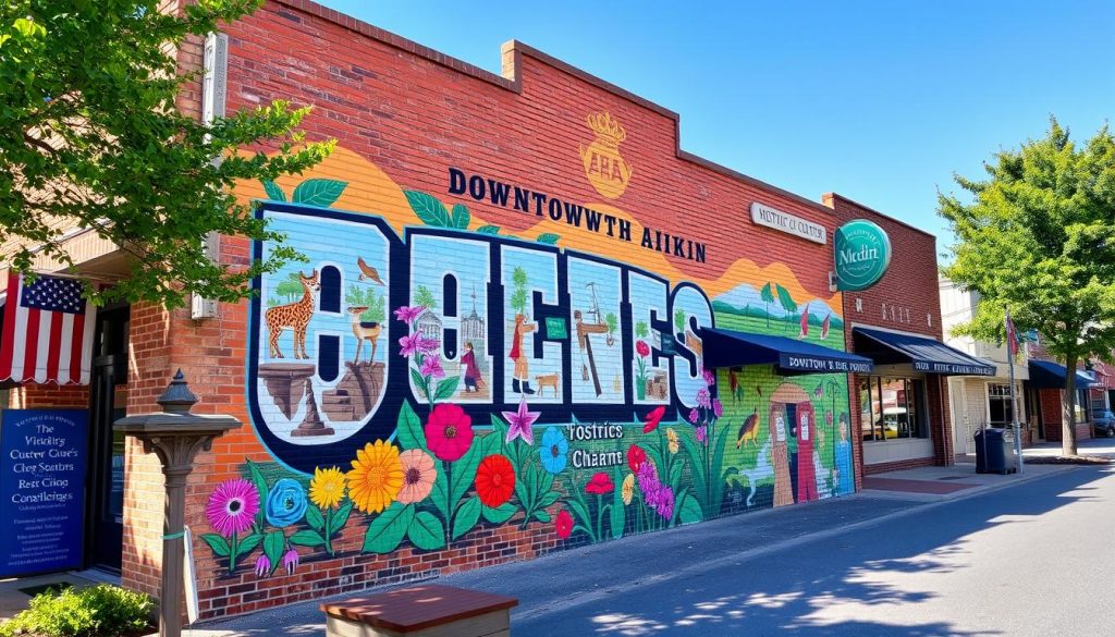 Downtown Aiken mural