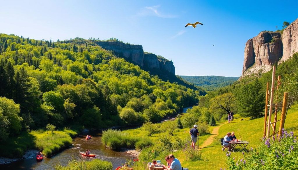 Echo Bluff State Park Outdoor Activities