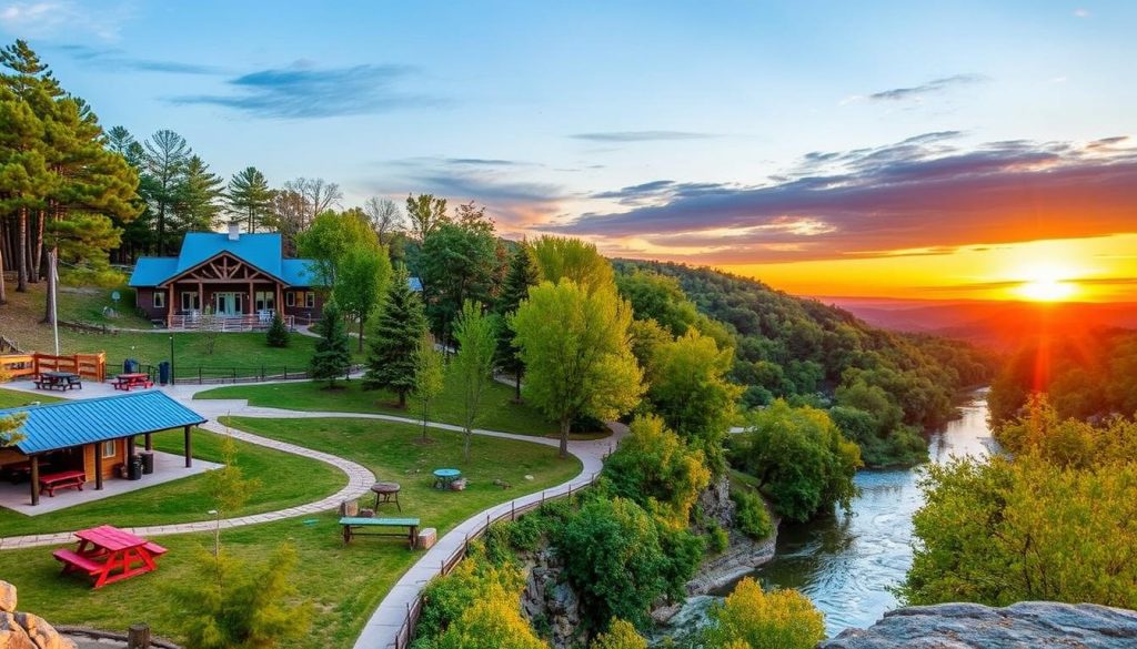 Echo Bluff State Park amenities