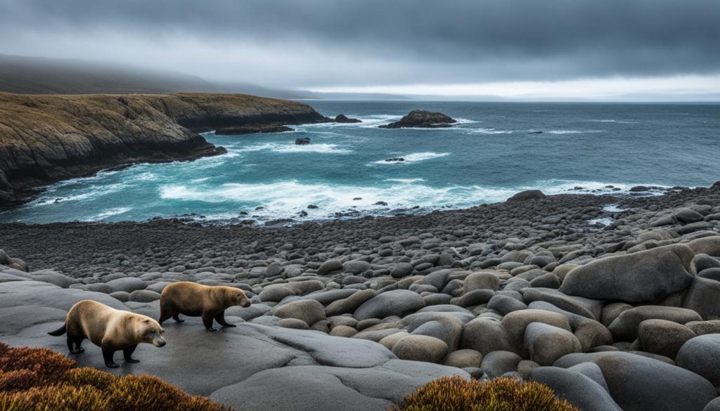 Exploring North Sea Lion Island