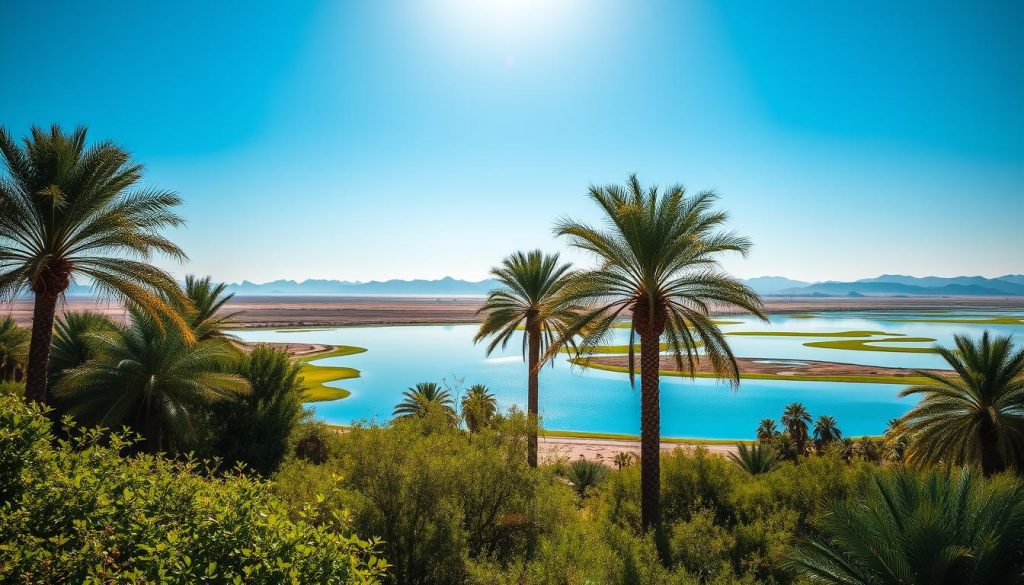 Fayoum Oasis landscape