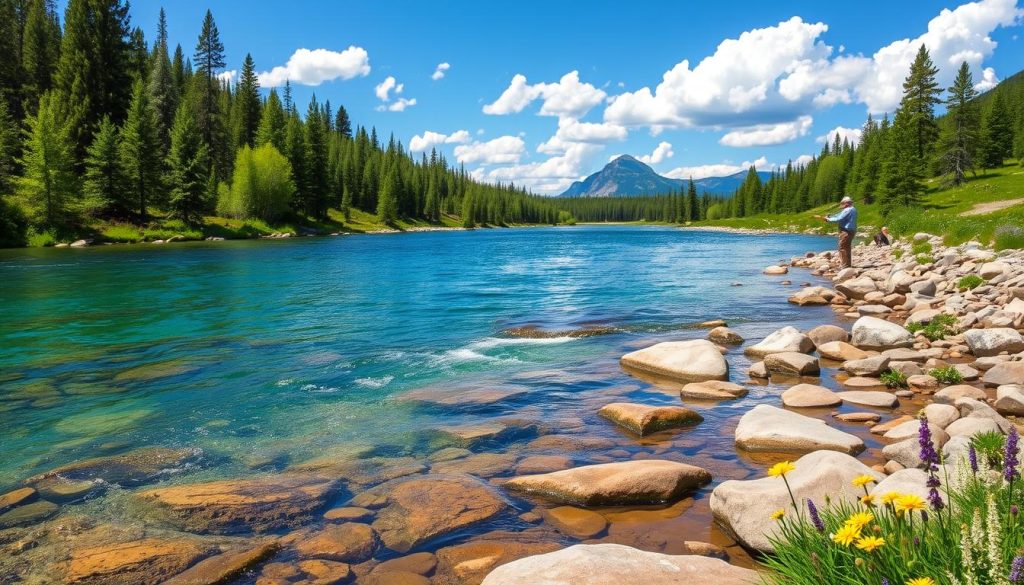 Fishing in Custer-Gallatin National Forest