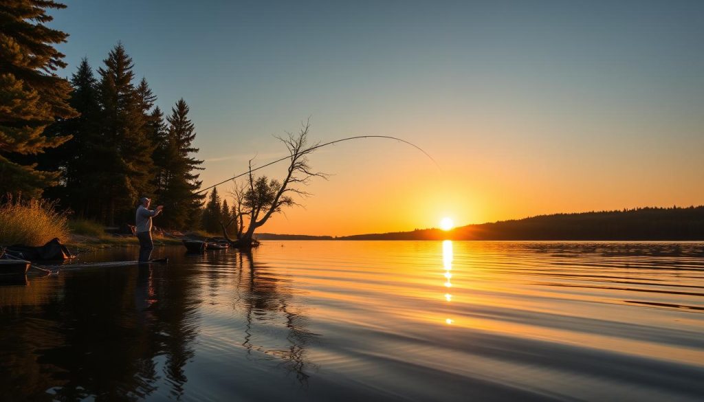 Fishing in Lake Kabetogama