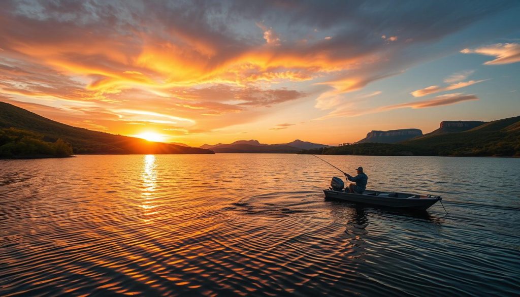 Fishing in Wichita Mountains