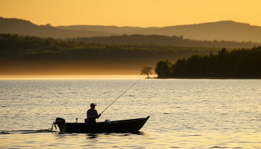 Fishing on Leech Lake