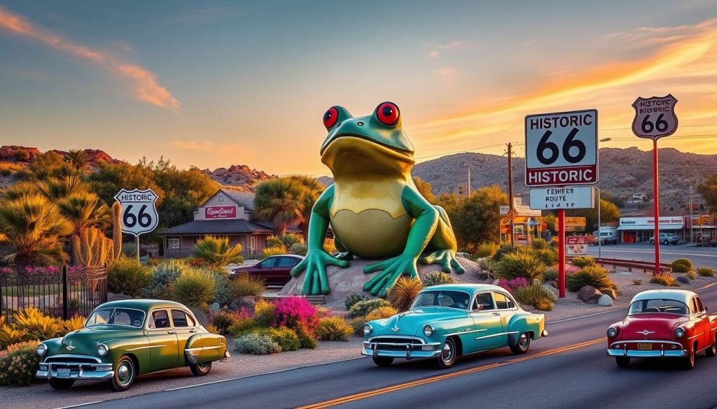 Frog Rock on Historic Route 66