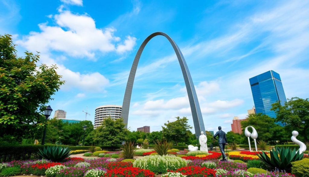 Gateway Arch and Citygarden